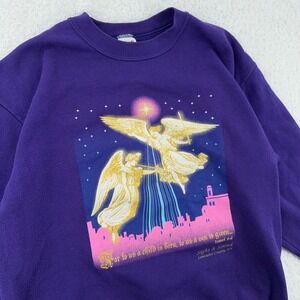 vtg SIGHT & SOUND THEATRE LANCASTER PENNSYLVANIA CREWNECK SWEATSHIRT M god jesus